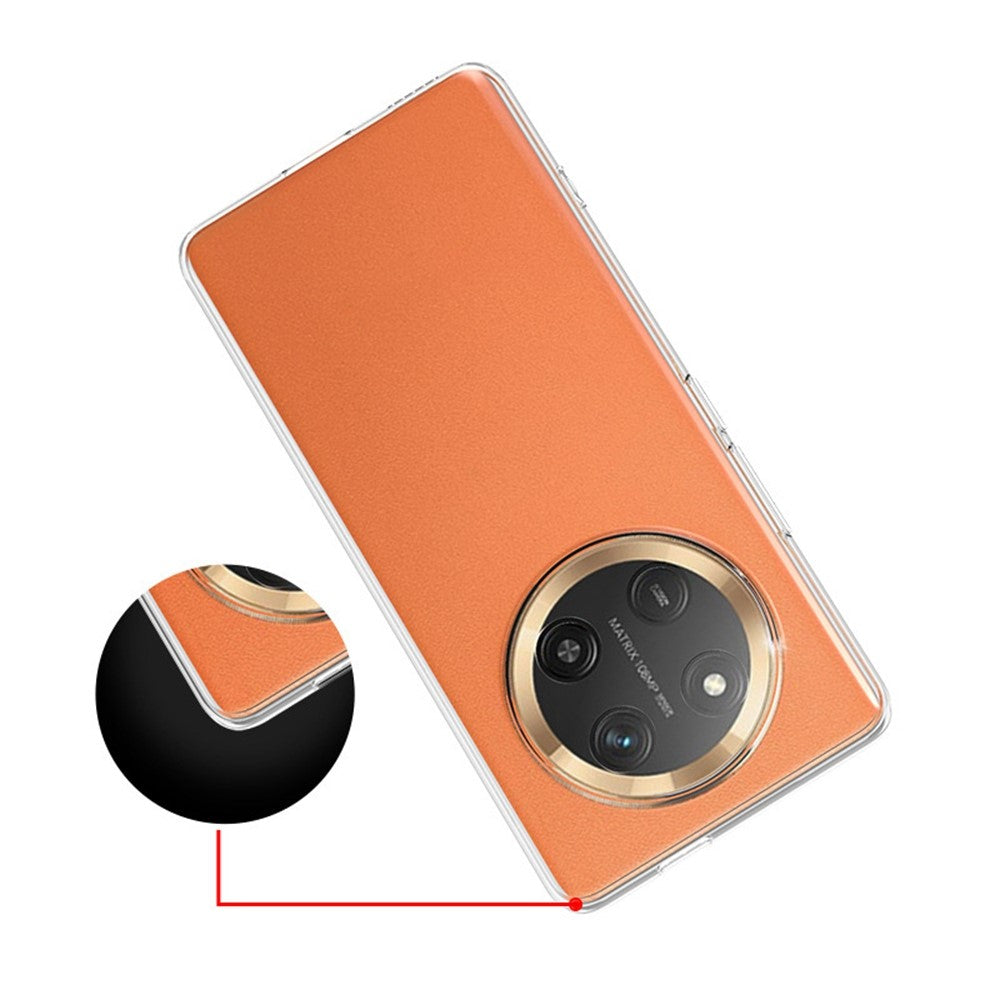 Phone Case For Honor Magic7 Lite 5G / X60 Pro 5G / X9c 5G Flexible TPU Ultra Thin Clear Back Cover