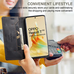 AUTSPACE For Oppo Reno8 T 5G Wallet Case  A01 Leather Stand Cover with RFID Blocking Card Holder
