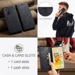 AUTSPACE For Oppo Reno8 T 5G Wallet Case  A01 Leather Stand Cover with RFID Blocking Card Holder