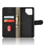 For Asus ROG Phone 9 5G Leather Case Skin Feel Anti Drop Wallet Flip Phone Cover