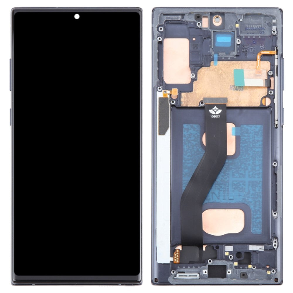 Til Samsung Galaxy Note 10 Plus 4G N975 / 10 Plus 5G N976 Klasse C LCD-skærm og digitizer-enhed+rammedel (TFT-teknologi) (uden logo)