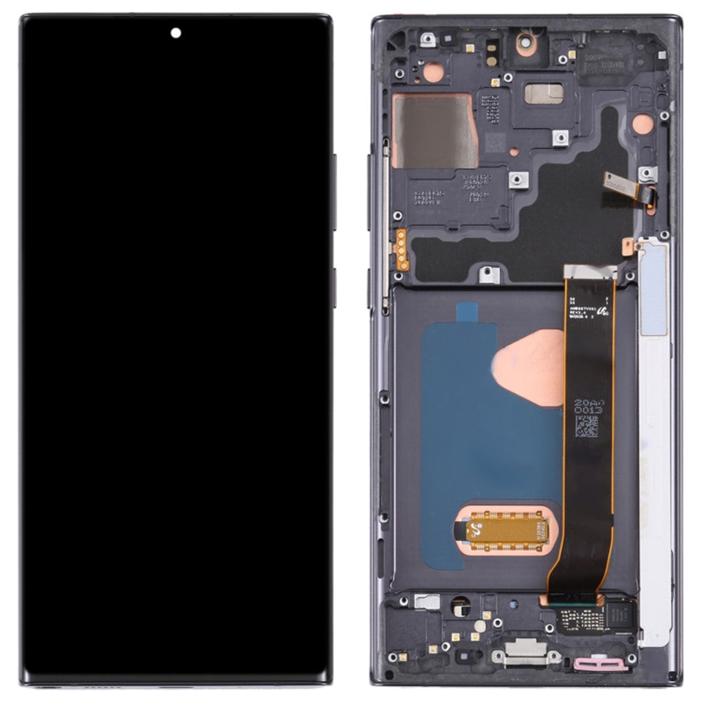 For Samsung Galaxy Note20 Ultra 5G N986 / Note20 Ultra N985 OEM Grade S AMOLED Screen and Digitizer Assembly + Frame (Without Logo)