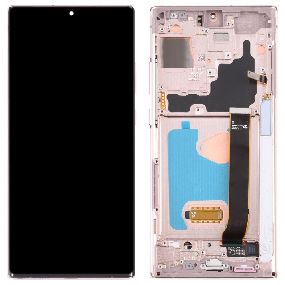 For Samsung Galaxy Note20 Ultra 5G N986 / Note20 Ultra N985 OEM Grade S AMOLED Screen and Digitizer Assembly + Frame (Without Logo)
