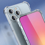 For iPhone 12 Pro Case Reinforced Corners TPU Frame + Acrylic Back Phone Cover