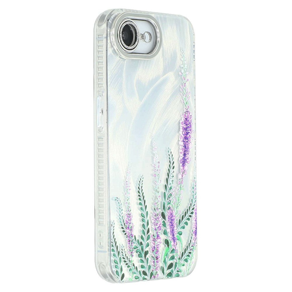 For iPhone 17e / 16e Case with Glass Lens Film Electroplated IMD TPU+PC Phone Back Cover