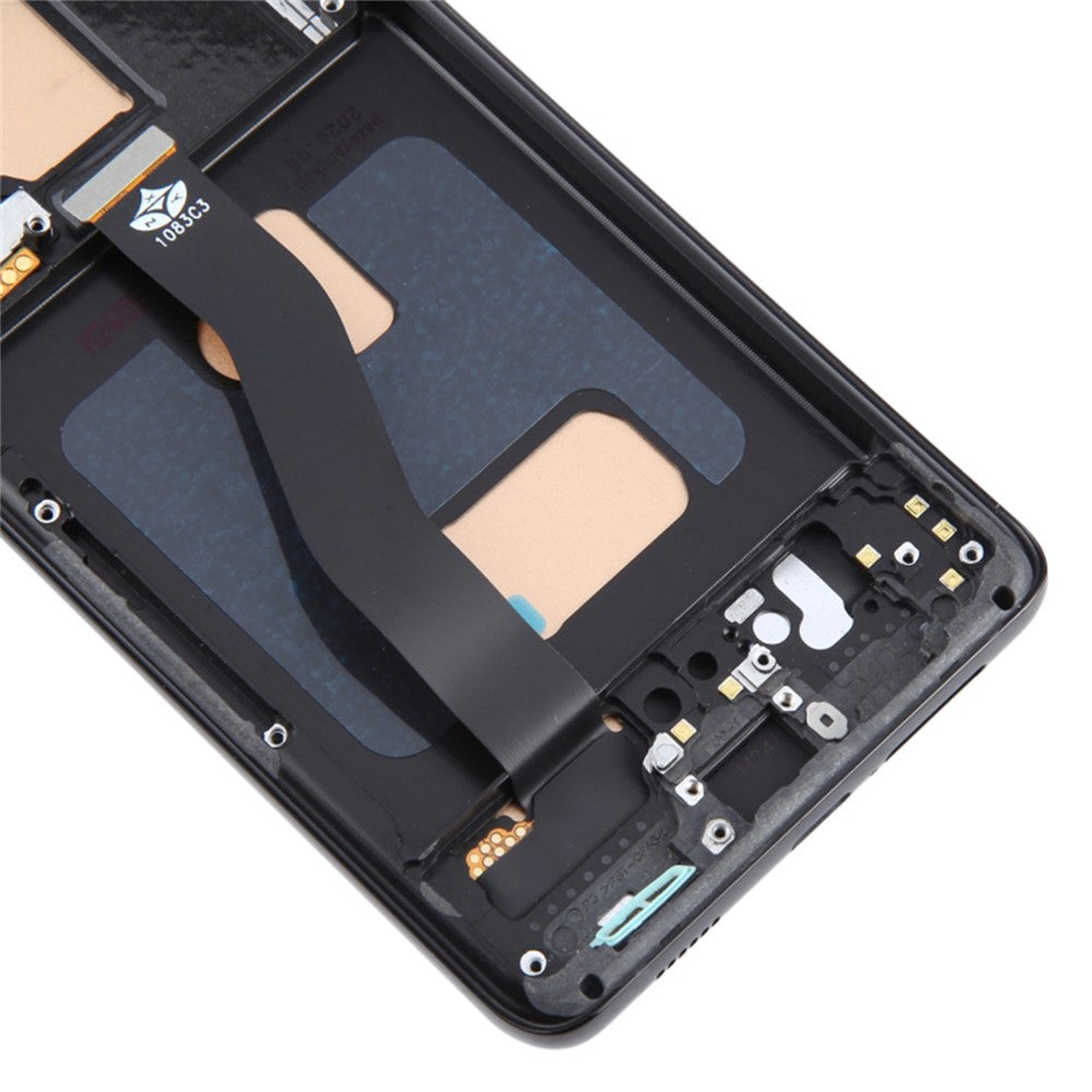 Til Samsung Galaxy S21 Ultra 5G G99 Grade C LCD-skærm og digitizer-enhed + rammedel (TFT) (uden logo)