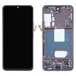 Til Samsung Galaxy S22 5G S901B OEM-kvalitet S AMOLED Skærm og Digitizer Samling + Ramme (uden logo)