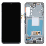 Til Samsung Galaxy S22 5G S901B OEM-kvalitet S AMOLED Skærm og Digitizer Samling + Ramme (uden logo)