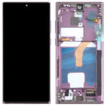 Til Samsung Galaxy S22 Ultra 5G S908 Grade C LCD-skærm og Digitizer-samling + Rammedel (TFT) (uden logo)