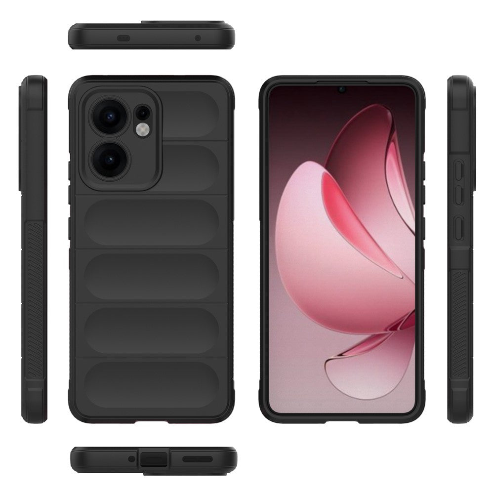 Oppo Reno13 F 5G (Reno 13 FS 5G) / 4G-skal, fallskyddande mjukt TPU-bakstycke