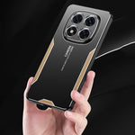 For Xiaomi Redmi Note 14 Pro 4G Phone Case Aluminium Alloy TPU PC Back Cover