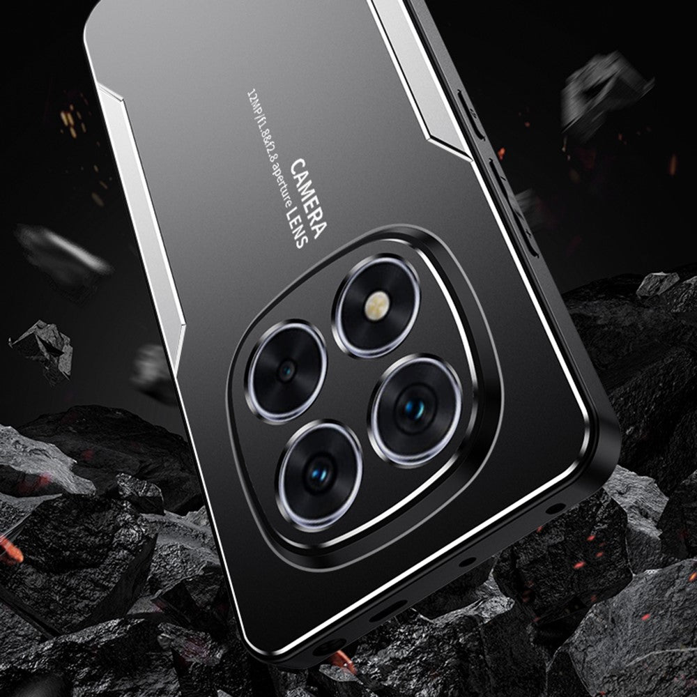For Xiaomi Redmi Note 14 Pro 4G Phone Case Aluminium Alloy TPU PC Back Cover