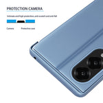 Til Samsung Galaxy S25 Edge Flip Lædercover med Stander Fuld Krops Beskyttende Telefoncover