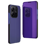 Xiaomi Redmi Note 14 4G (163,25 mm) läderfodral med stativ, helkroppsskyddande mobilfodral
