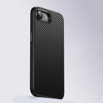 For iPhone 17th / 16th Magnetic Case Carbon Fiber Texture PC + TPU Cover