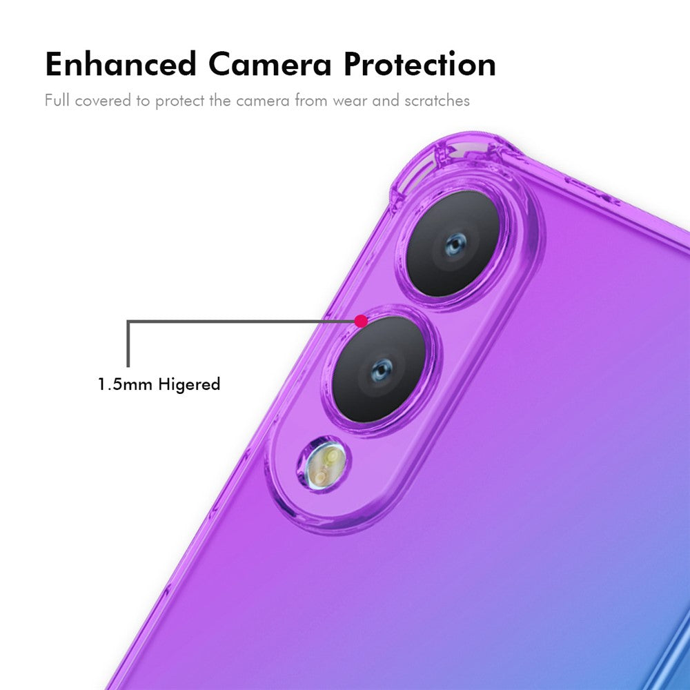 ENKAY For Samsung Galaxy S25 Edge TPU Case  Thickened Four Corner Drop-Proof Phone Back Cover