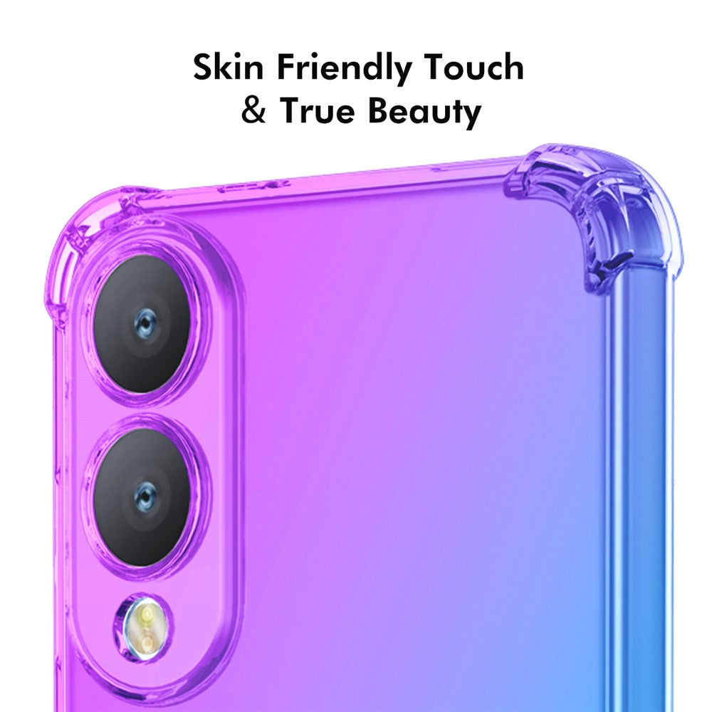 ENKAY For Samsung Galaxy S25 Edge TPU Case  Thickened Four Corner Drop-Proof Phone Back Cover