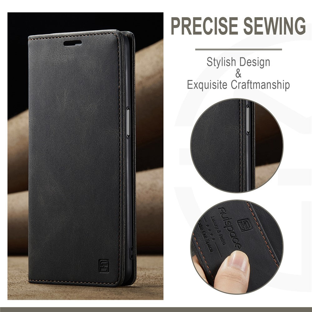 AUTSPACE For Oppo A58 5G / Oppo A58x 5G / Oppo A1x 5G / Oppo A78 5G Wallet Case  A01 Leather Stand Cover with RFID Blocking Card Holder