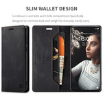 AUTSPACE För Huawei P50E / Huawei P50 4G Plånboksfodral A01 Läderfodral med RFID-blockerande korthållare