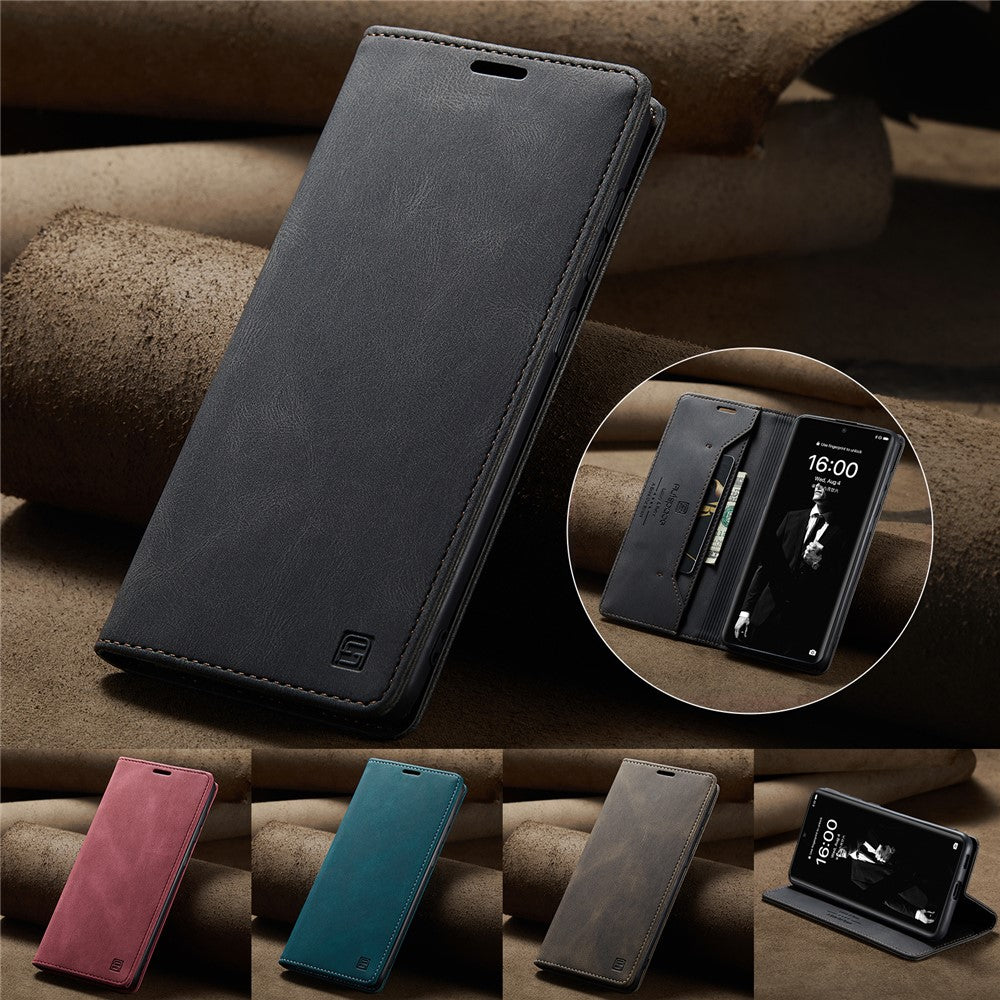 AUTSPACE For Huawei P50 Pro 4G Wallet Case  A01 Leather Stand Cover with RFID Blocking Card Holder