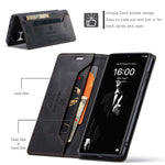 AUTSPACE For Huawei P50 Pro 4G Wallet Case  A01 Leather Stand Cover with RFID Blocking Card Holder