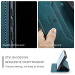 AUTSPACE For Huawei P30 Pro Wallet Case  A01 Leather Stand Cover with RFID Blocking Card Holder