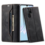 AUTSPACE For Huawei P30 Pro Wallet Case  A01 Leather Stand Cover with RFID Blocking Card Holder