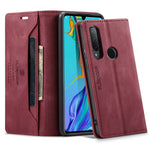 AUTSPACE For Huawei P30 Lite New Edition / Huawei nova 4e / Huawei P30 Lite Wallet Case  A01 Leather Stand Cover with RFID Blocking Card Holder