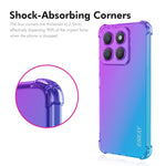 ENKAY For Honor X8c 4G TPU Cover Tyknet Stødsikker Bagcover med Fire Hjørner