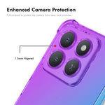ENKAY For Honor X8c 4G TPU Cover Tyknet Stødsikker Bagcover med Fire Hjørner