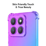 ENKAY For Honor X8c 4G TPU Cover Tyknet Stødsikker Bagcover med Fire Hjørner