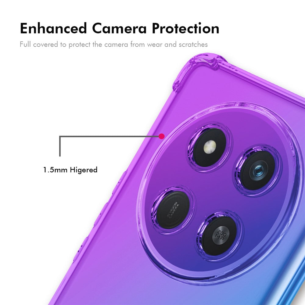 ENKAY For Honor X9c 5G / Honor Magic7 Lite 5G / Honor X60 Pro 5G TPU Case  Thickened Four Corner Drop-proof Phone Back Cover