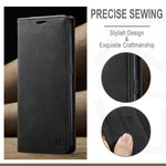 AUTSPACE For Oppo Find X6 Wallet Case  A01 Leather Stand Cover with RFID Blocking Card Holder