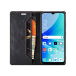 AUTSPACE For Oppo A57s 4G / Oppo A57e 4G / Oppo A77 4G / Oppo A77s 4G / Oppo A57 4G Wallet Case  A01 Leather Stand Cover with RFID Blocking Card Holder