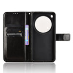 For Xiaomi 15 Ultra PU Leather Case with Strap Crazy Horse Texture Phone Wallet Cover