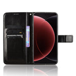 For Xiaomi 15 Ultra PU Leather Case with Strap Crazy Horse Texture Phone Wallet Cover