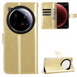 Xiaomi 15 Ultra PU-läderskal med rem Crazy Horse Texture Phone Wallet Cover
