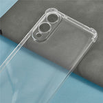 For Samsung Galaxy S25 Edge Case Reinforced Corner TPU Clear Phone Cover with Lanyard