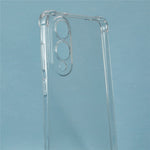 For Samsung Galaxy S25 Edge Case Reinforced Corner TPU Clear Phone Cover with Lanyard