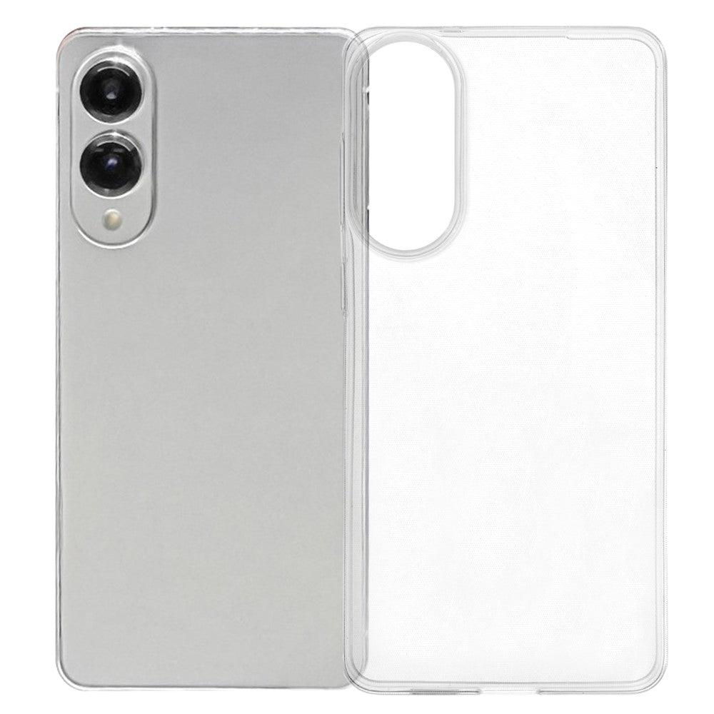 Til Samsung Galaxy S25 Edge Cover Tyndt Gennemsigtigt Blødt TPU Telefoncover