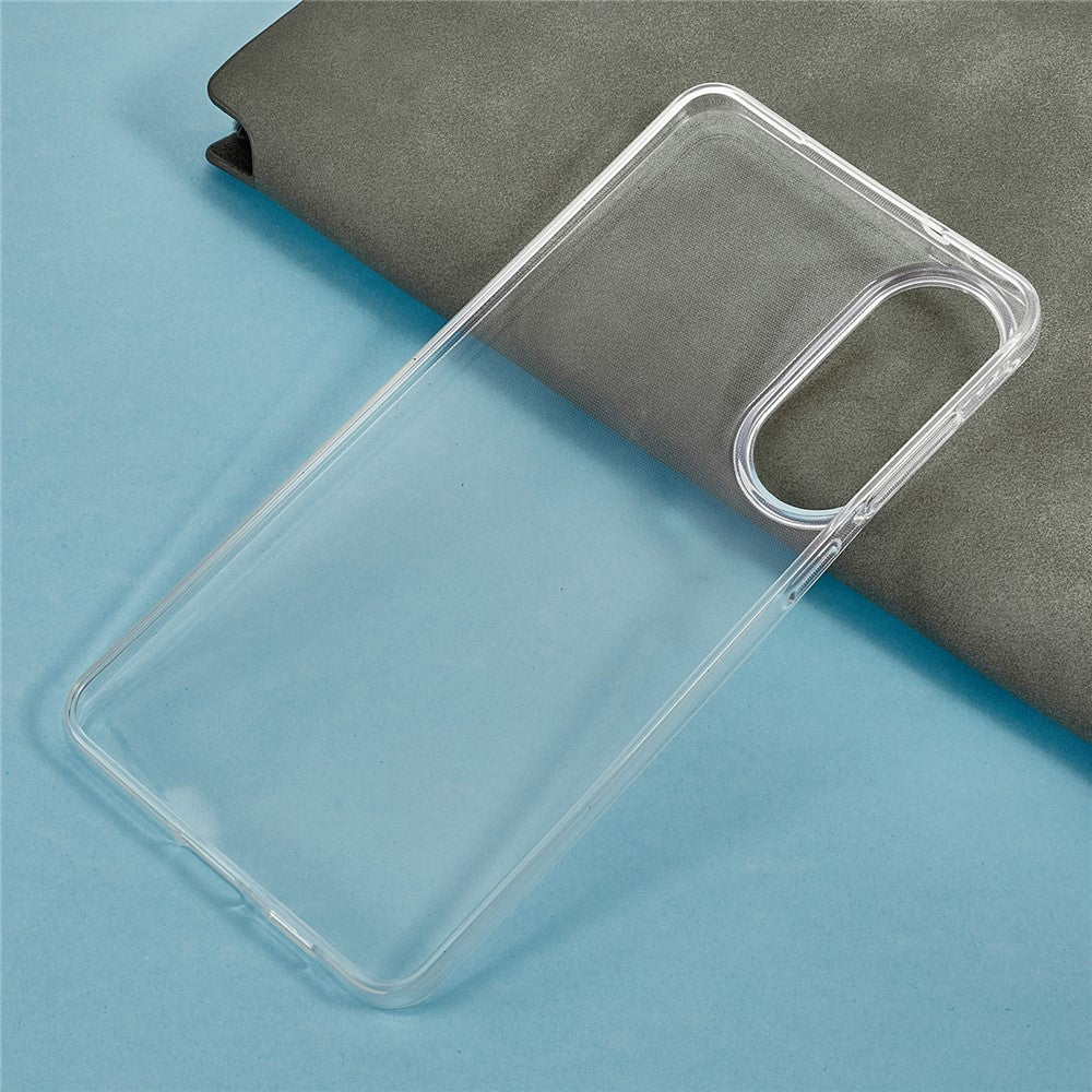 Til Samsung Galaxy S25 Edge Cover Tyndt Gennemsigtigt Blødt TPU Telefoncover