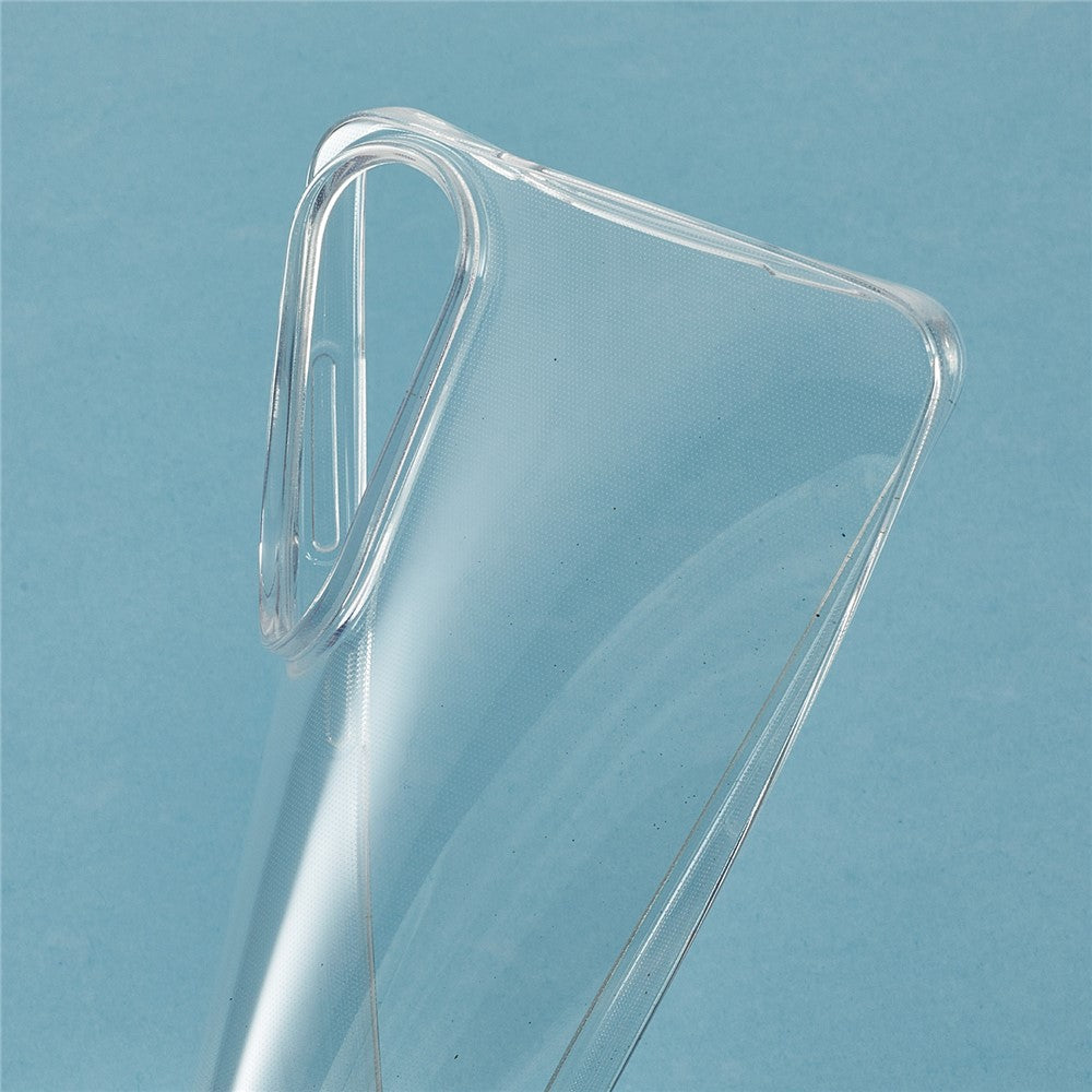 Til Samsung Galaxy S25 Edge Cover Tyndt Gennemsigtigt Blødt TPU Telefoncover