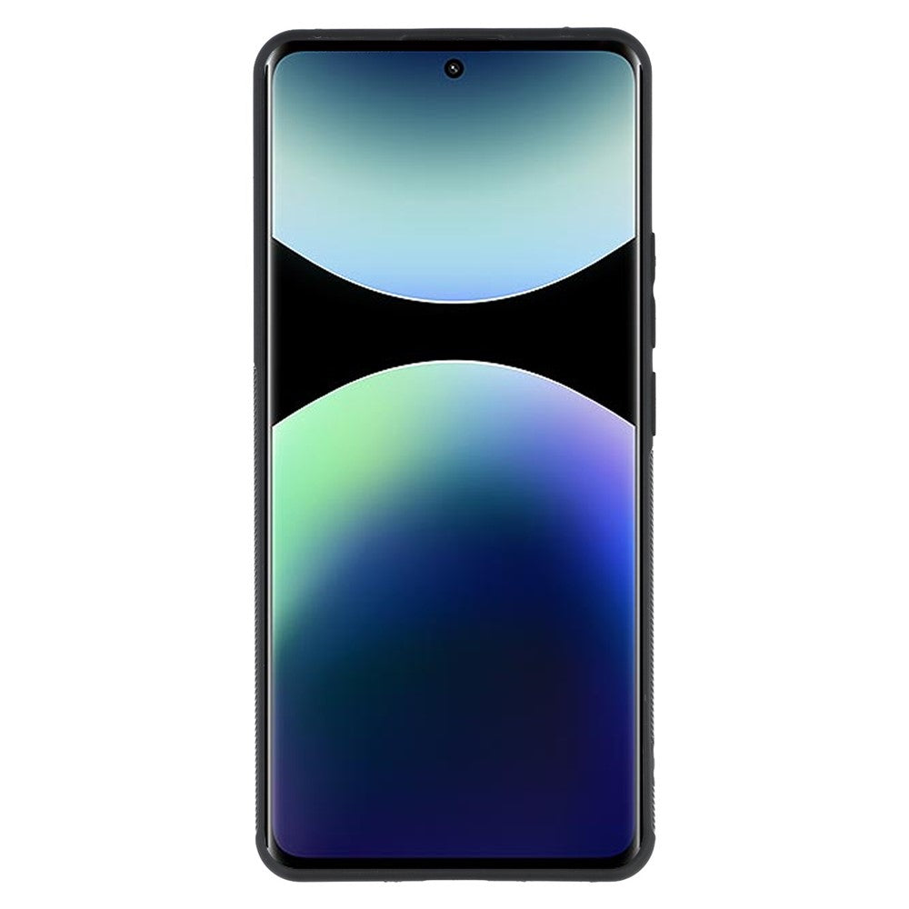Xiaomi Redmi Note 14 Pro+ 5G-skal Flexibelt TPU-kolfibertextur Stötsäkert mobilskal