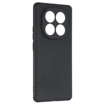 For Xiaomi Redmi Note 14 Pro+ 5G Case Flexible TPU Carbon Fiber Texture Shockproof Phone Cover
