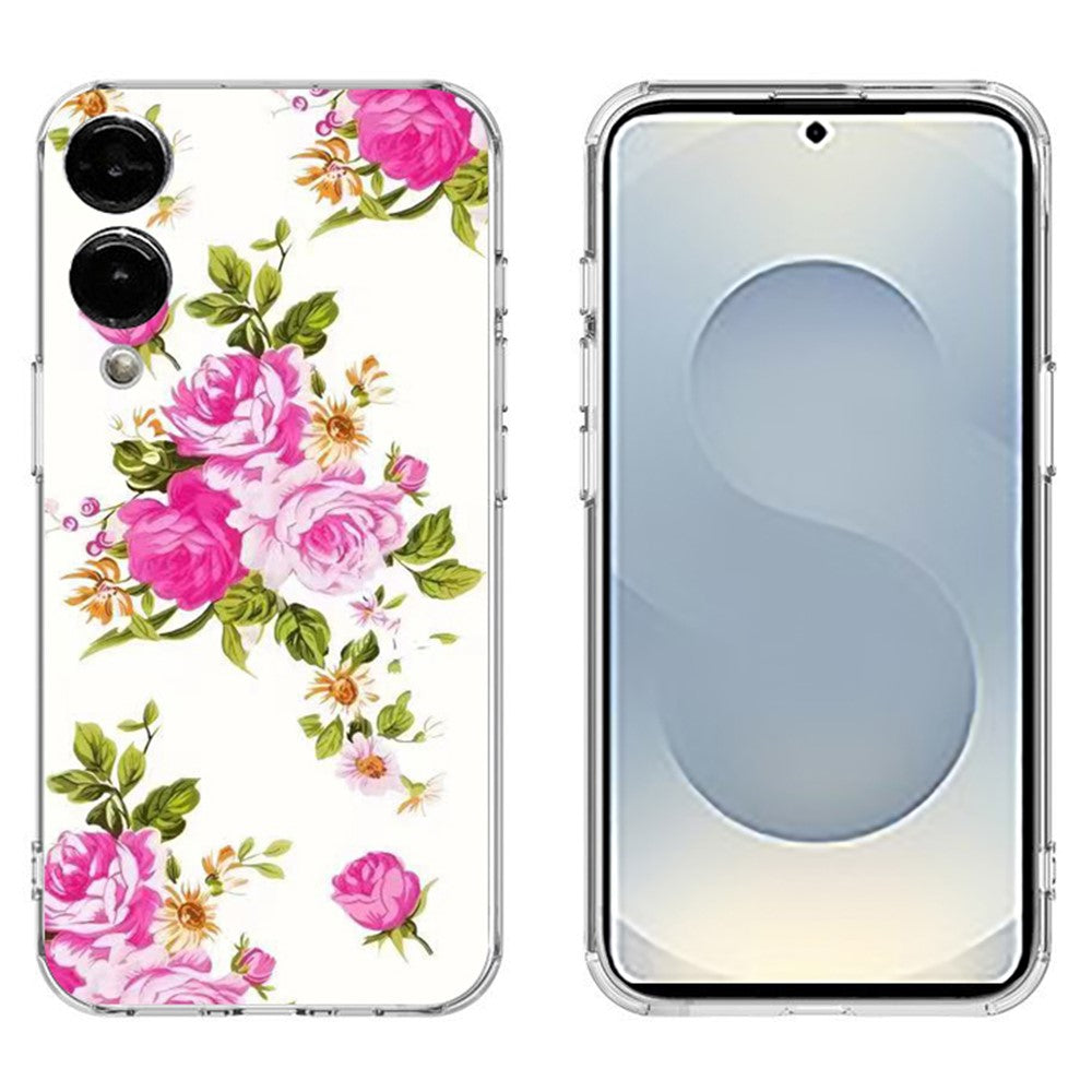For Samsung Galaxy S25 Edge Case Pattern Printing Cell Phone TPU Back Cover