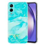 Samsung Galaxy S25 Edge-skal med marmormönster och målat TPU-baksida