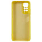 Xiaomi Redmi Note 11S 4G Flytande silikontextur med känsla av mobil Anti-fall-skal 2,0 mm tjockt TPU-skal med bågformad kant
