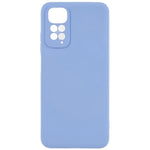For Xiaomi Redmi Note 11S 4G Liquid Silicone Texture Feeling Phone Anti-drop Cover 2.0mm Thick Arc Edge TPU Case