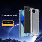 For iPhone 17th / 16th Clear Phone Case TPU + Acrylic 1.5mm Shockproof Back Cover