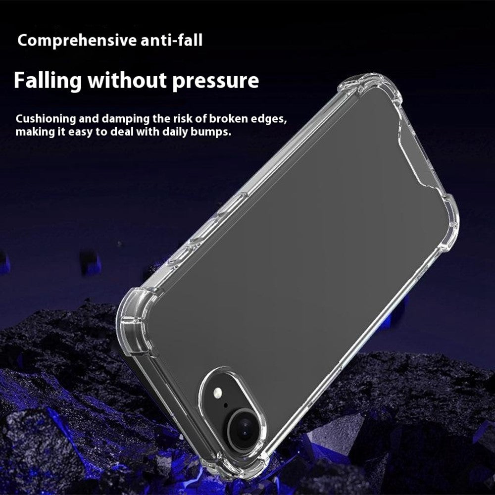 Til iPhone SE (2022) / (2020) / 8 / 7 Cover Forstærkede hjørner TPU-ramme + Akryl bagside Telefoncover